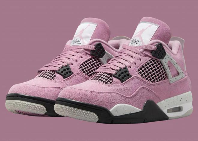 The Official Pictures Of The New Air Jordan 4 “Orchid” Are Exposed!