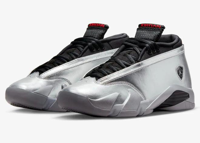 Official Pictures Of The New Nike Air Jordan 14 Low WMNS Metallic Silver Are Exposed!