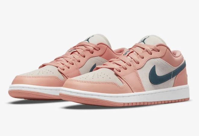 Official Pictures Of The New Nike Air Jordan 1 Low Light Madder Root Are Exposed!