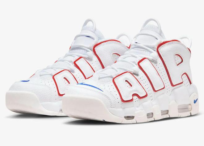 Official Pictures Of The New Color Nike Air More Uptempo USA Hoops Are Exposed!
